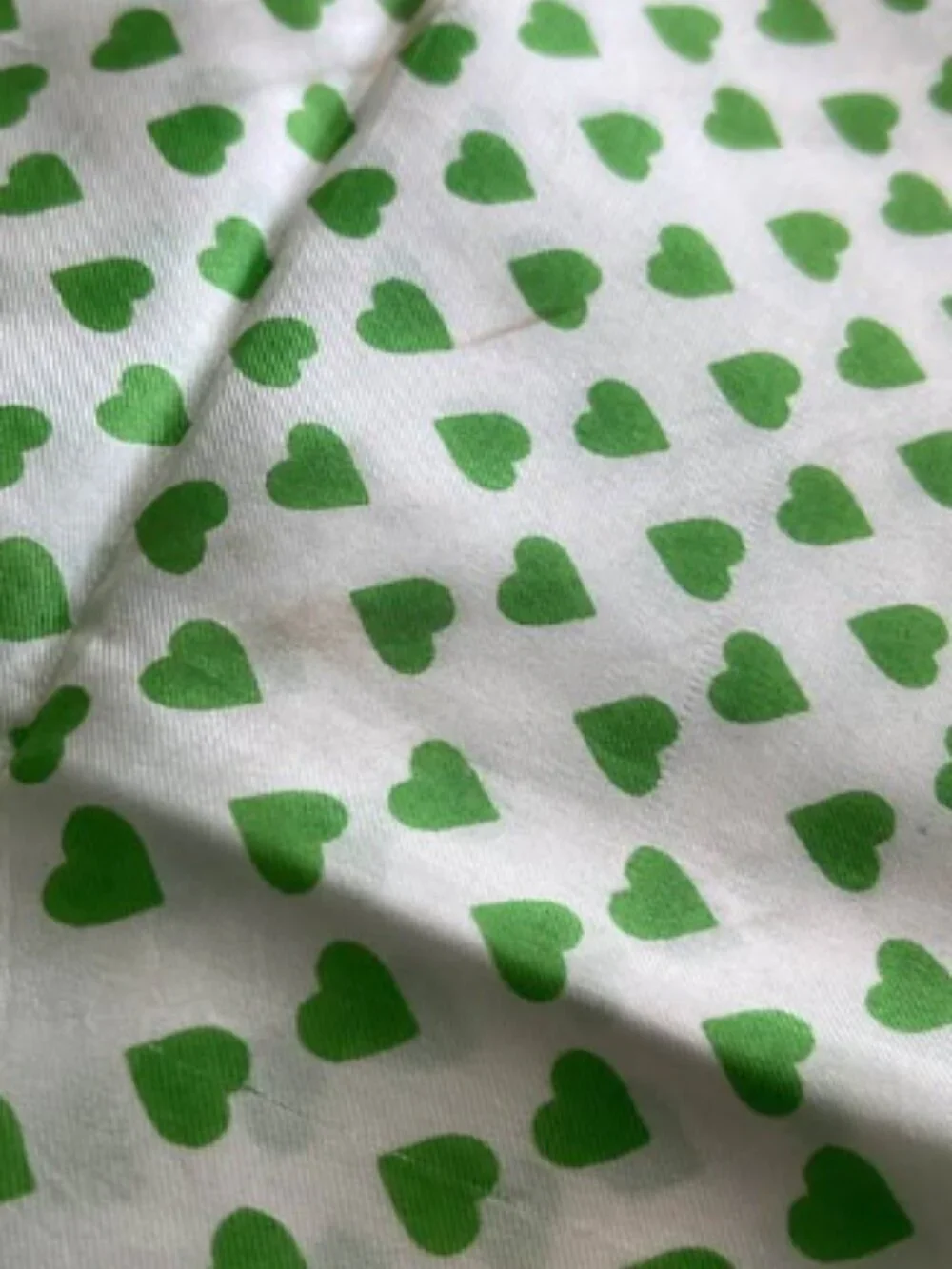 Green Hearts Echo Scarf